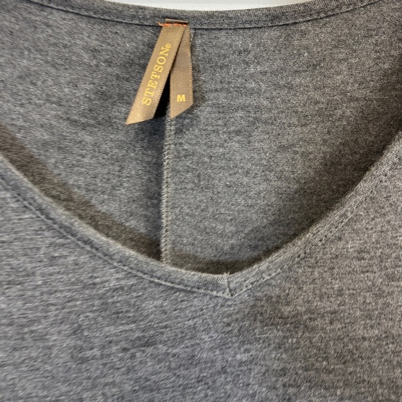 Stetson Gray Long Sleeve Scoop Neck Dress - Picture 3 of 4